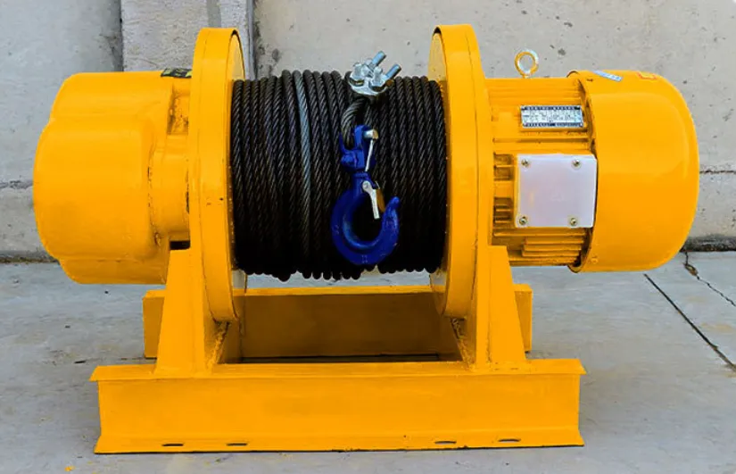 Những móc nâng nào có thể được sử dụng với tời điện?